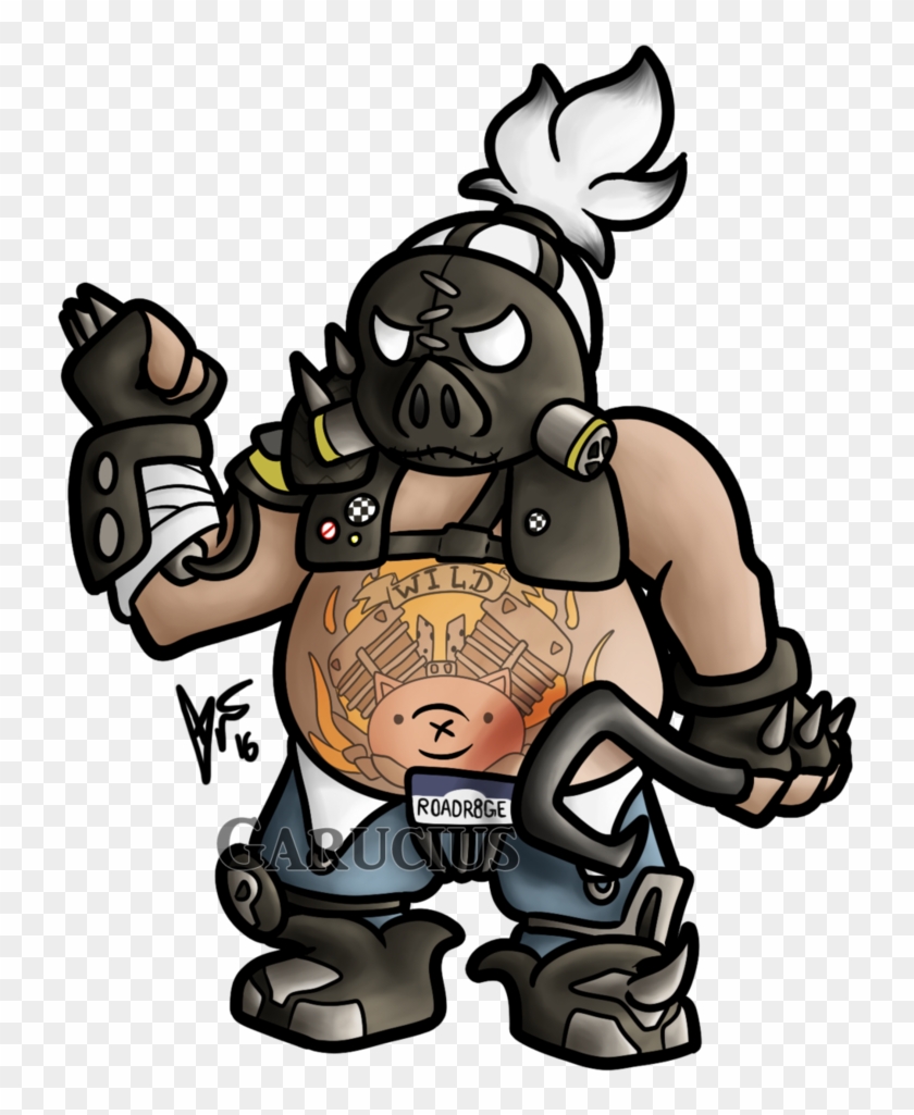 785 X 1017 9 - Roadhog Overwatch Chibi Drawings #1646158