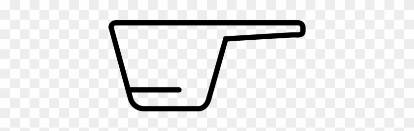 Kitchen Dipper Outline Vector - Clip Art Black And White Dipper #1646243