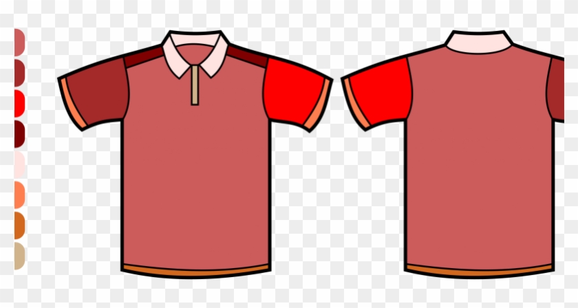 800 X 445 3 - T Shirt Clipart Red Color #1646415