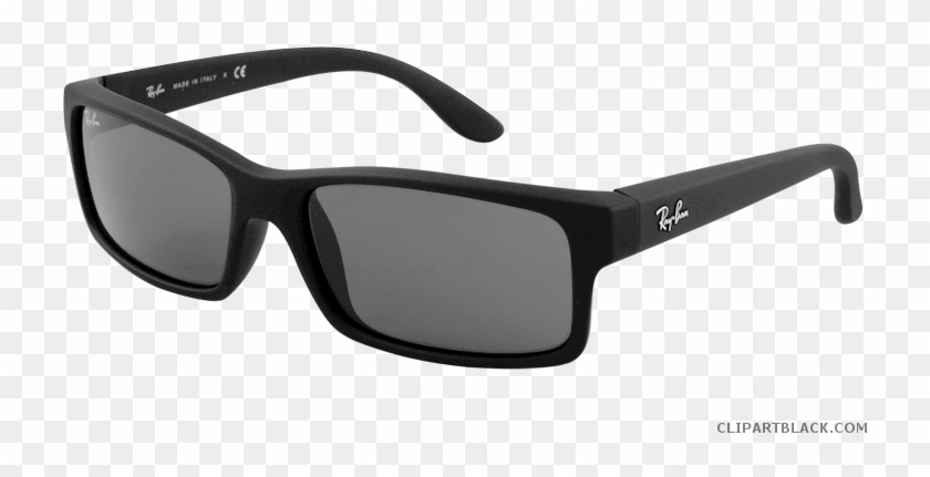 Clip Freeuse Stock Clipartblack Com Tools Black White - Fake Ray Ban Rb4151 #1646440