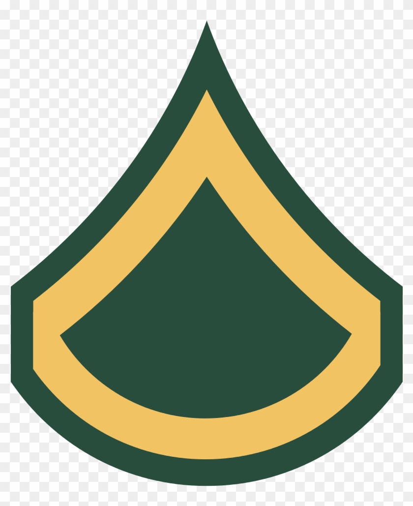 Army Usa Or 03 - Army Private Insignia #1646449