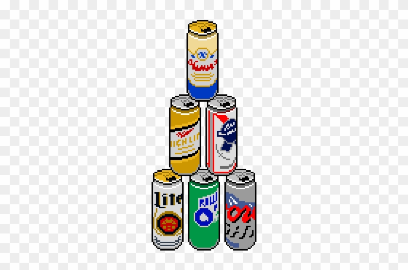 Pixel Art Joey Borovicka Tumblr Png Pabst Blue Ribbon - Diet Soda #1646701