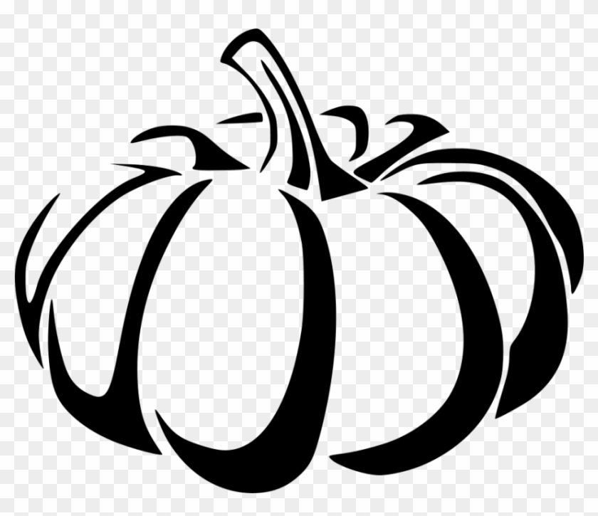 Free Png Download Black And White Pumpkin Png Images - Clip Art #1646831