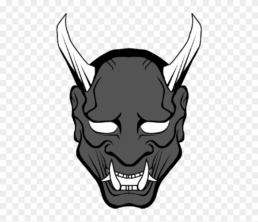 Free Png Download Japan Coloring Book - Oni Mask Png #1646900
