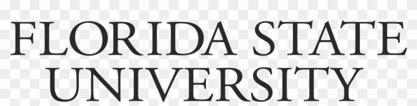 Florida State University Logo - Florida University Logo Black And White #1646914