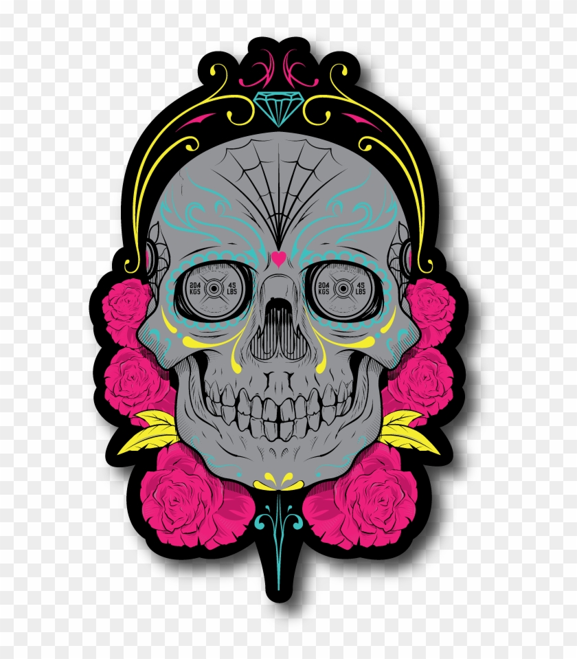 Dia De Los Muertos Clipart Chalk - Illustration #1647024