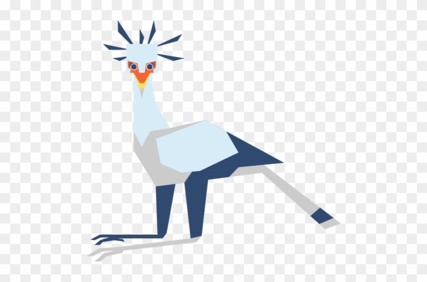 Secretary Birds Are Some Of My Favorite Birds - Cartoon #1647049