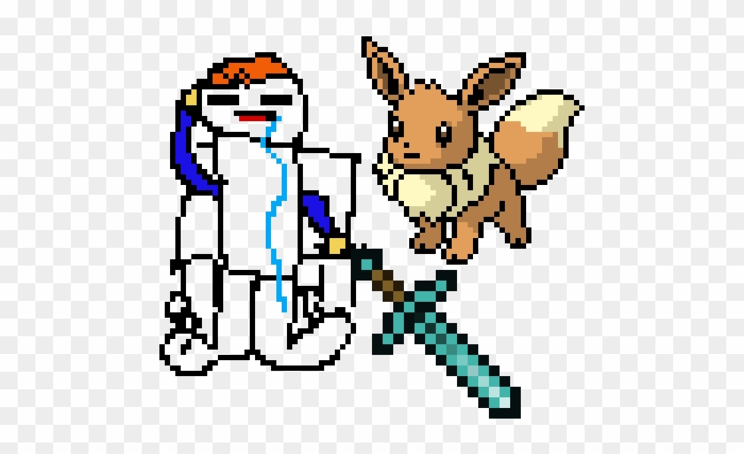 Random Image From User - Eevee Pokémon Pixel Art #1647148