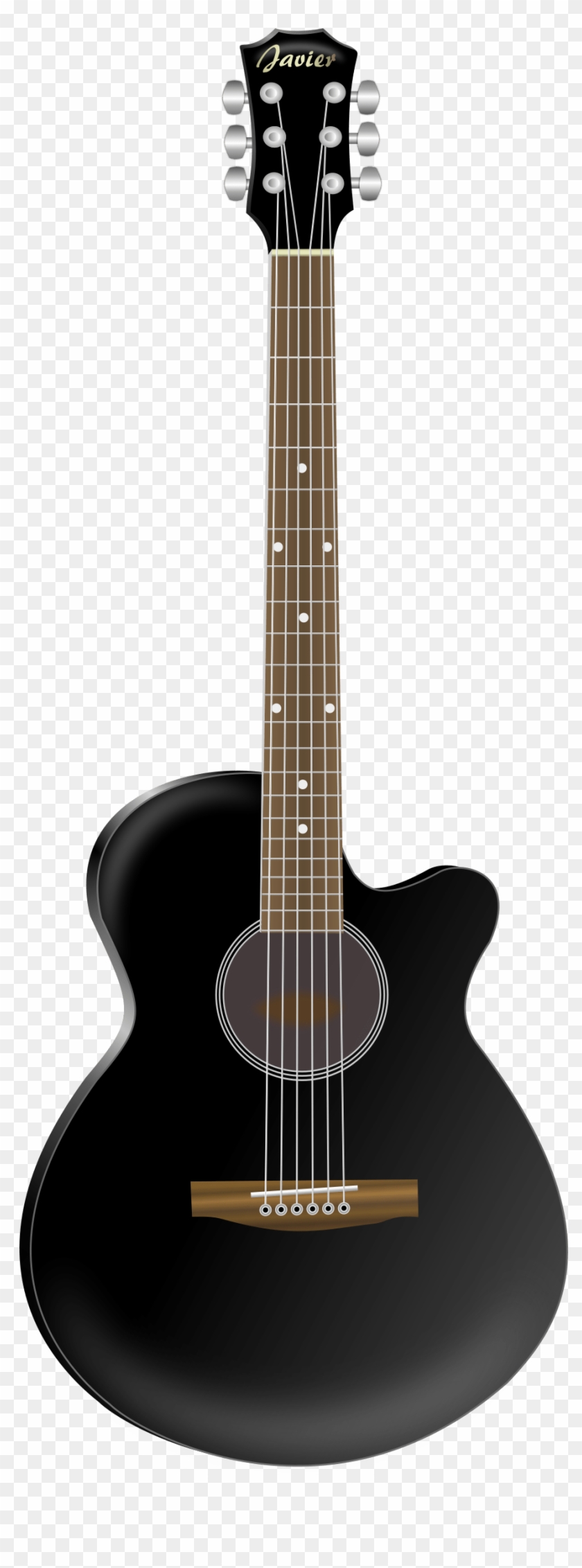 Acoustic Guitar Clip Art - Acoustic Electric Guitar And Amp #1647308