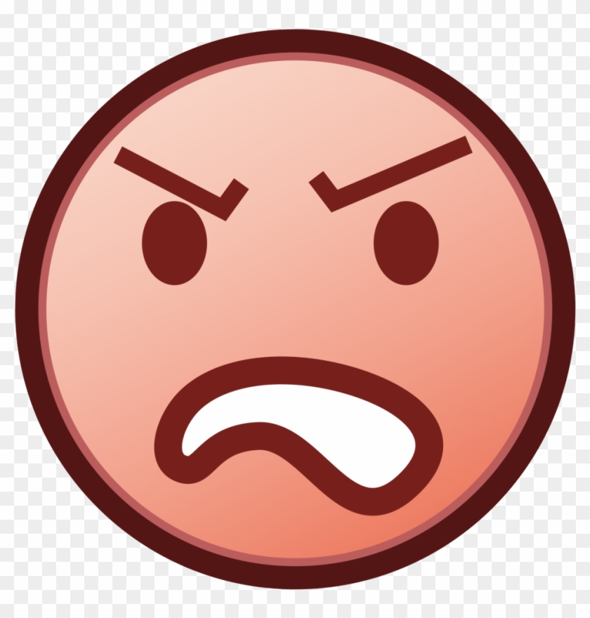 Angry Emoji Png Free Download Vector Clipart Psd - Cara De Raiva Png #1647491