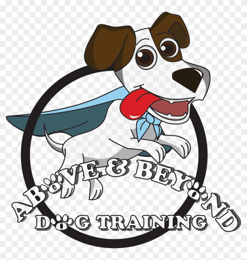Above & Beyond Dog Training Logo - Dog Catches Something #1647557
