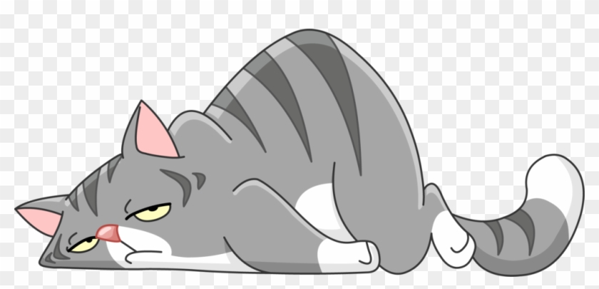 Tired Cat Vector #1647740