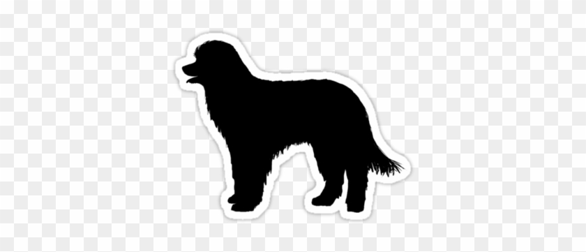 Pyrenean Shepherd Silhouette Waterproof Die-cut Sticker - Bernese Mountain Dog #1647821