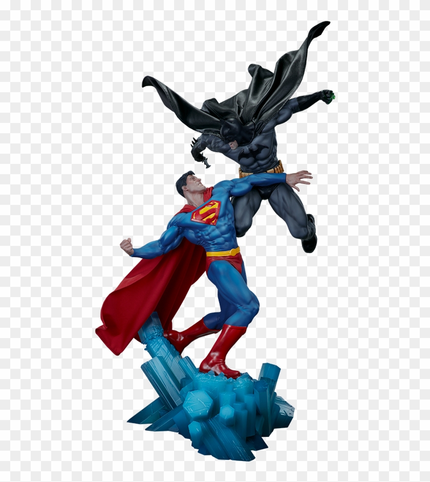 Batman Vs Superman Diorama By Sideshow Collectibles - Batman Vs Superman Diorama #1647907