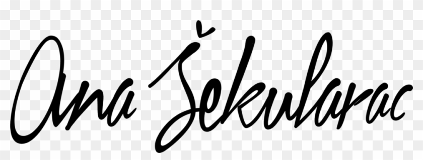 Ana Šekularac - Calligraphy #1648101