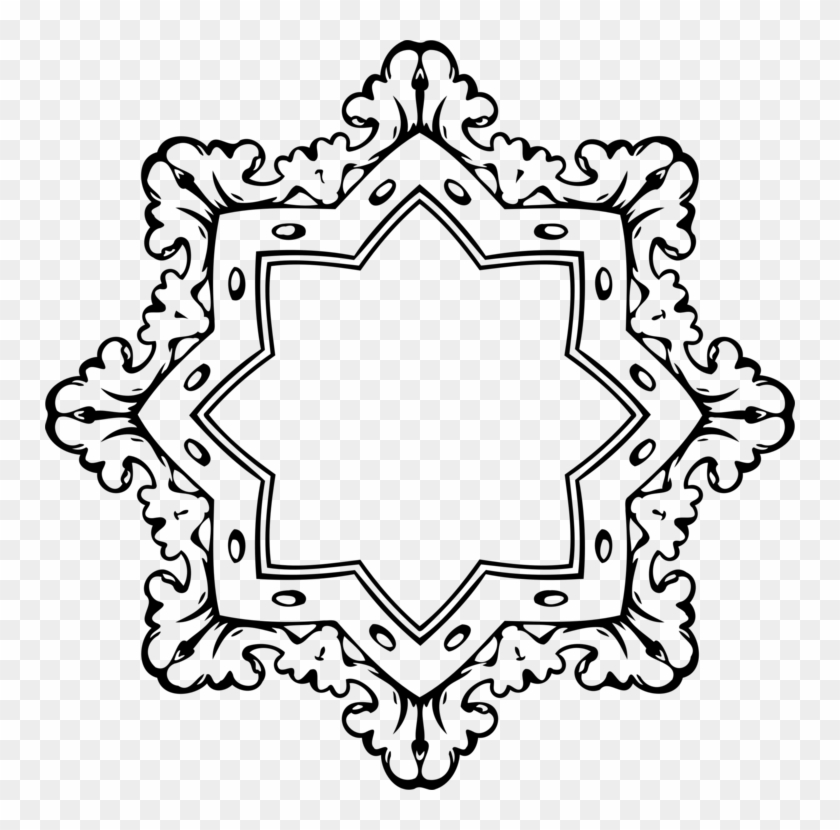 Computer Icons Drawing Line Art Ornament Mirror - Drawing #1648217