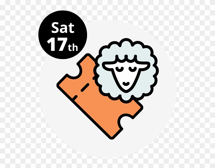 Ticket Saturday 17th - Sheep Icon Free #1648247
