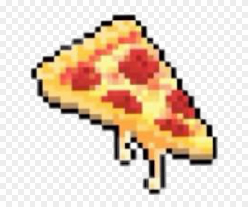 Pixel Sticker - Pizza 8 Bit #1648272