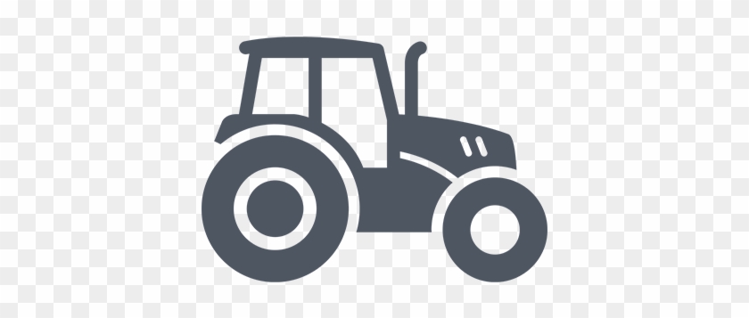 Farm Equipment - Tractor Silhouette Clipart #1648340