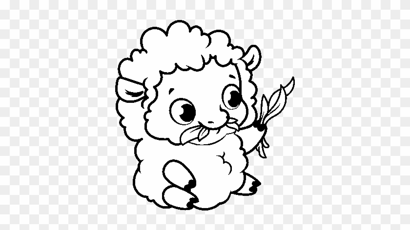 Coloring Pages Baby Sheep Mammals Sheeps Free Printable - Oveja Bebe Para Colorear #1648700