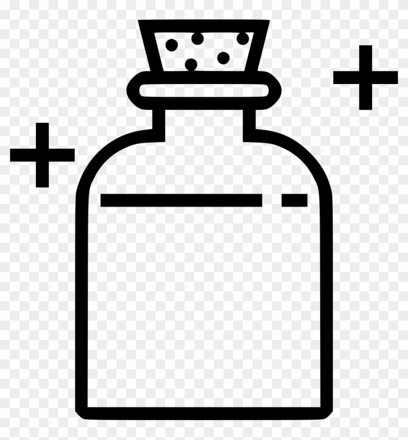 Mana Potion Comments - Black And White Potion Clipart #1648895