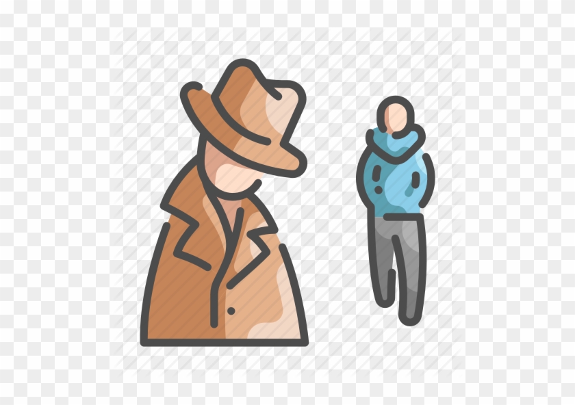 Mystery Clipart Police Detective - Stalking Icon #1648996