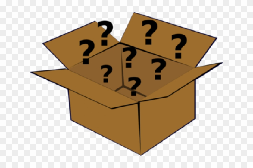 Mystery Clipart Mystery Box - Cardboard Box #1648997