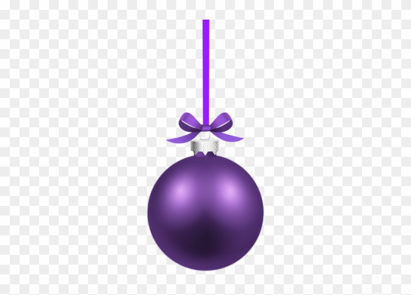 Purple Christmas Background - Purple Christmas Ornaments Png #1649057