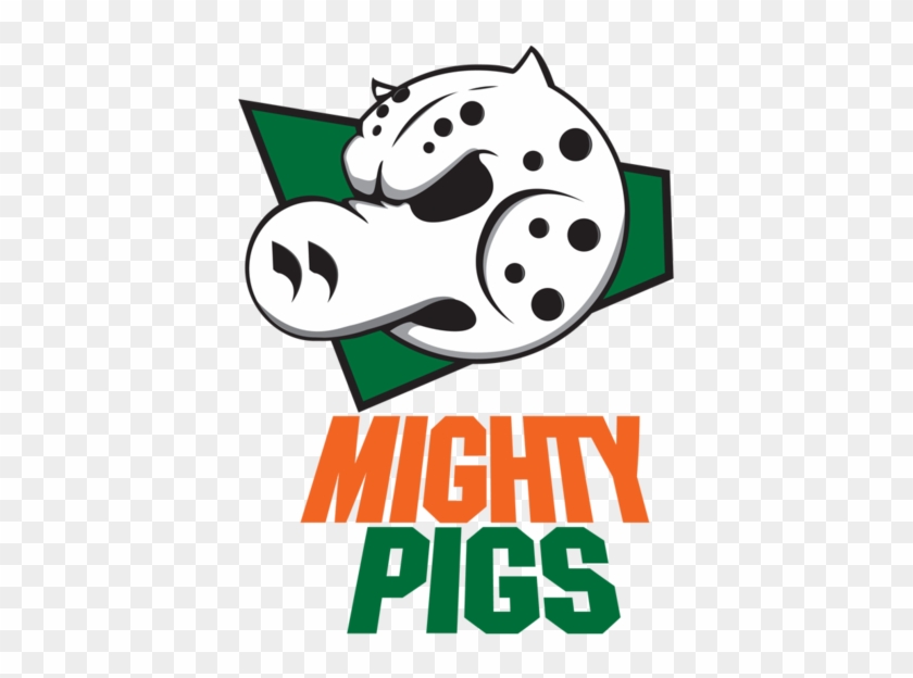 Mighty Pigs Simpsons Hockey T-shirt - Equipos De Hockey Los Simpson #1649152