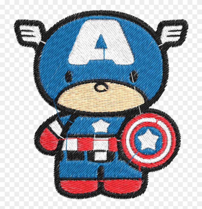 Baby Captain America Cute Cartoon #1649161