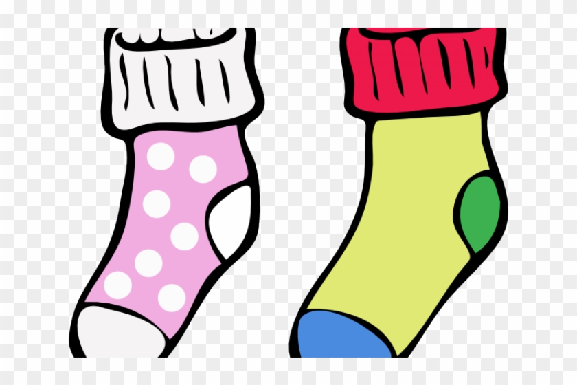 Socks Clipart Patterned Sock - Socks Clip Art #1649232