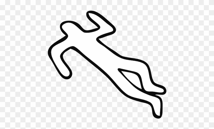 An Error Occurred - Crime Scene Body Silhouette #1649292