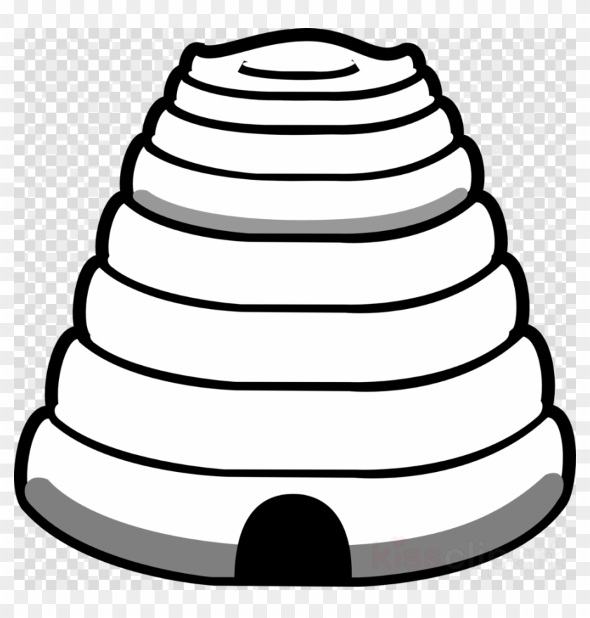 Beehive Clipart Beehive Clip Art - Beehive Clip Art Black And White #1649381