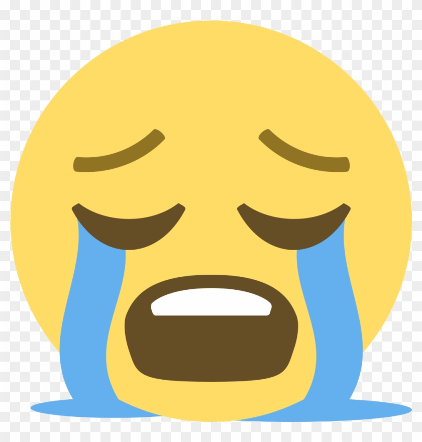 File - Emojione 1f62d - Svg - Crying Emoji Vector #1649385