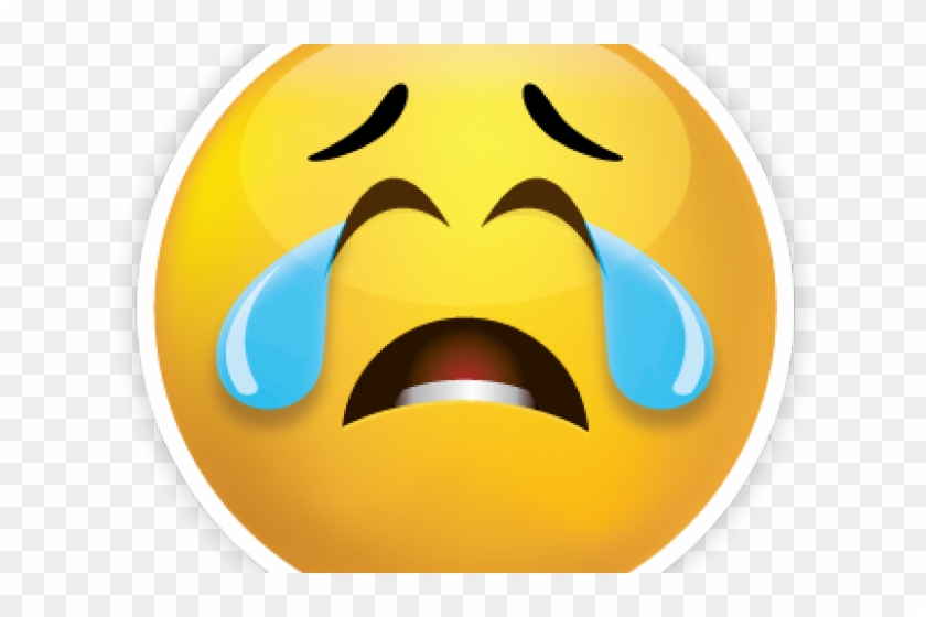 Crying Emoji Clipart Crying Face - Emoji Sad Clipart Png #1649388
