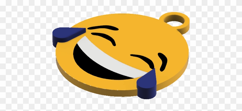 Laughing/crying Emoji Keychain - Smiley #1649398