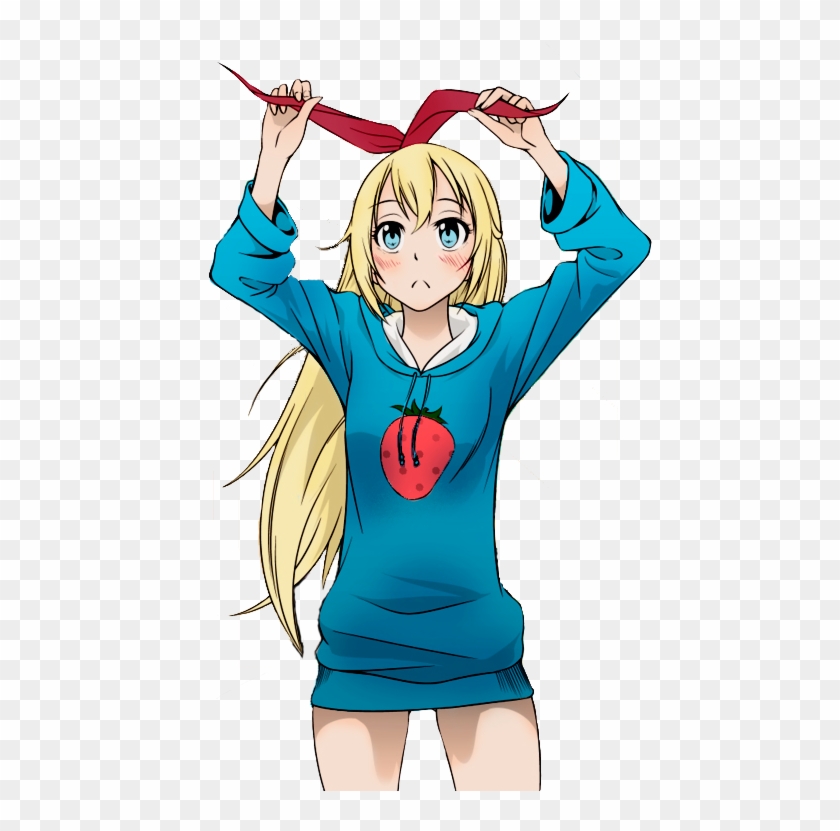 Image " - Nisekoi Chitoge Kirisaki Black And White #1649418