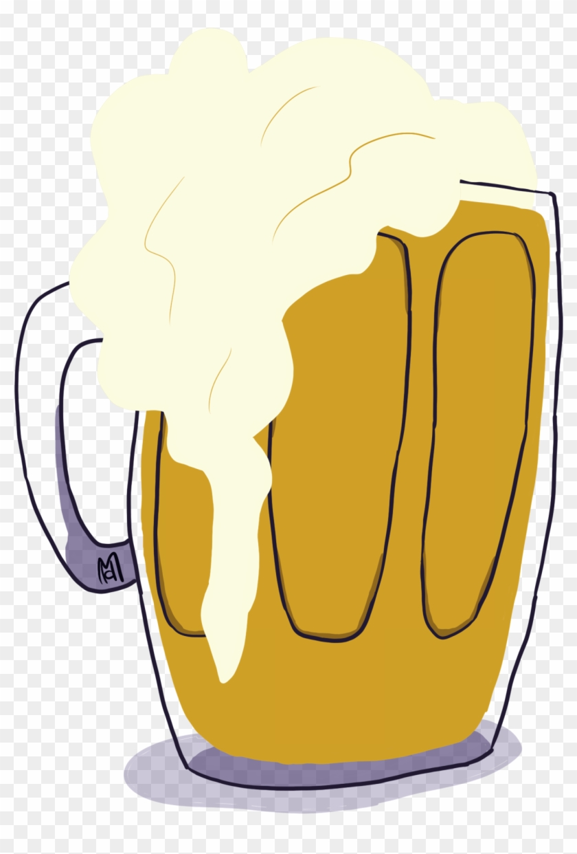 I Doodled A Full Beer Mug A While Back And Tonight - I Doodled A Full Beer Mug A While Back And Tonight #1649445