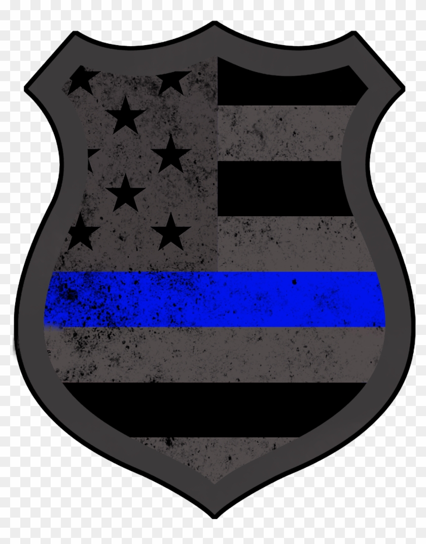 Subdued American Police Decal - Emblem #1649495