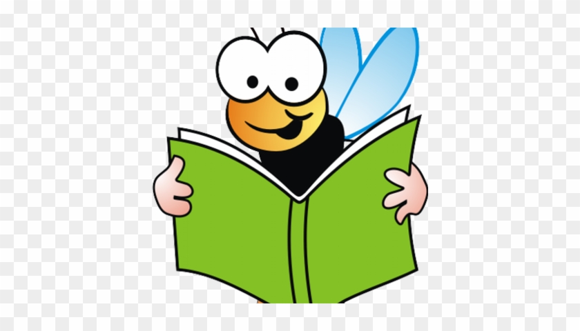 Buzzing Books - Reading Bee Clipart #1649580