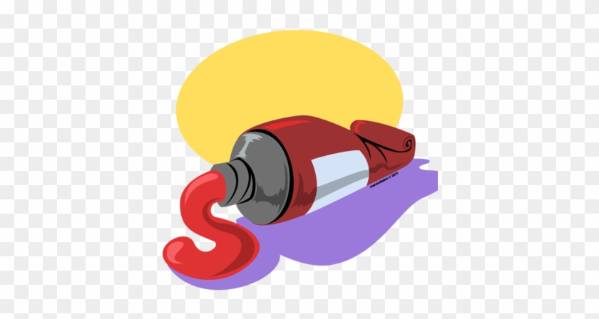 Paint Tube Fabric By Anaelmarsw On Spoonflower - Illustration #1649659