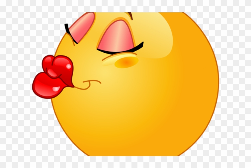 Kisses Clipart Smiley Face - Kissing Smiley #1649733