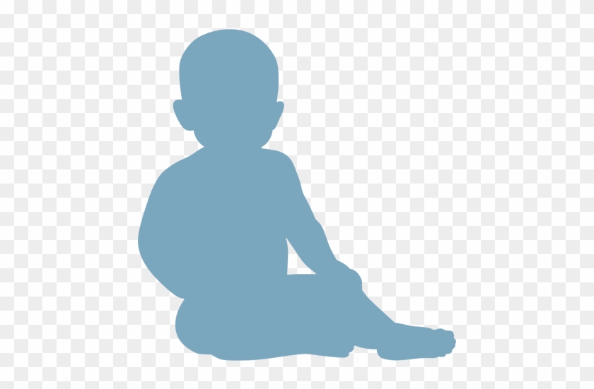 Baby Transparent Png Svg Vector - Silueta De Bebe Sentado #1649773