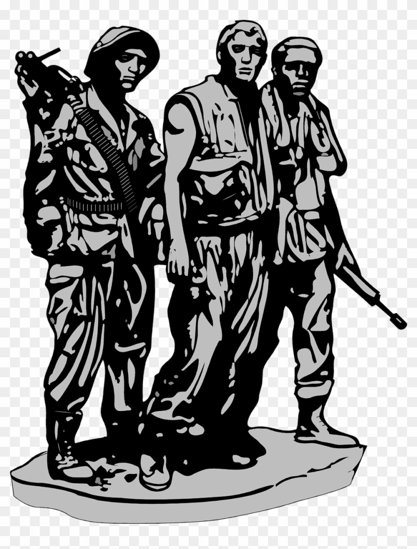 The Vietnam War - Vietnam Veterans Memorial Vector #1649843