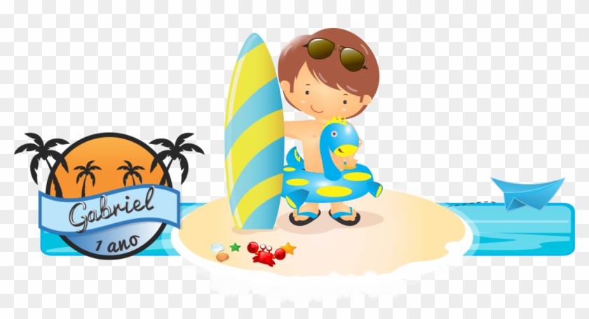 Beach Paper Convite Clip Art Surf Transprent Ⓒ - Festa Tema Praia Png #1649953