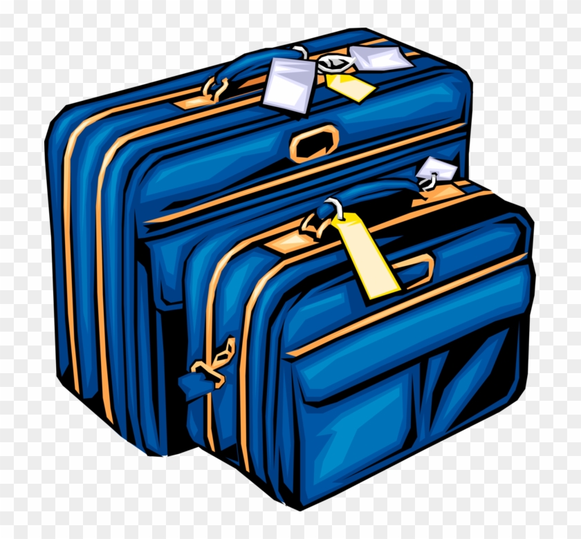 Luggage Tag Clip Art - Clipart Luggage #1650082
