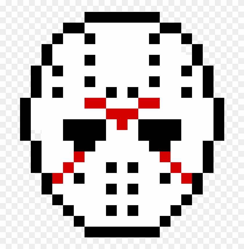 Friday The 13th Mask - Pixel Art Jason #1650175