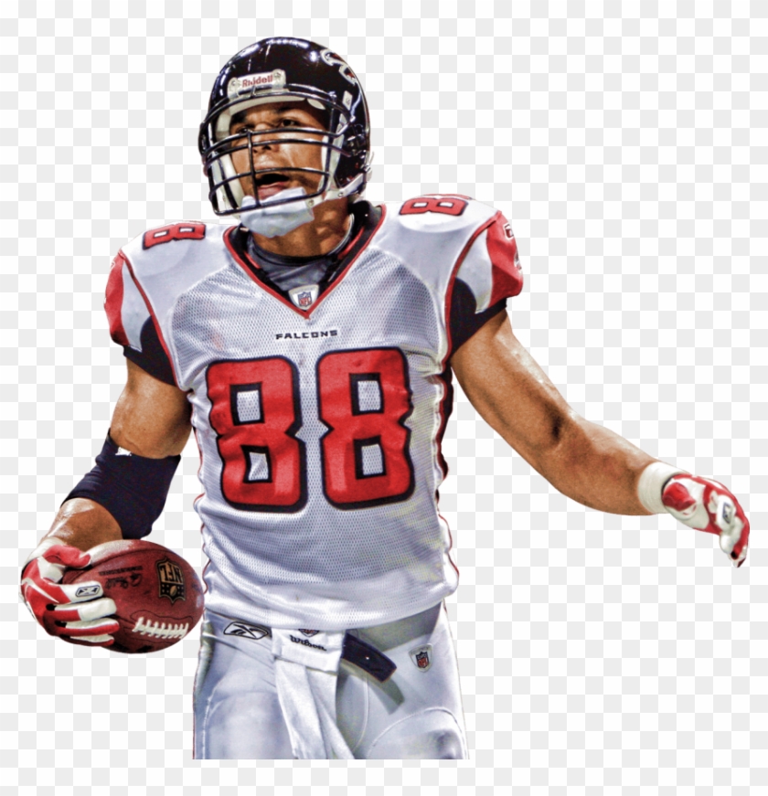 Free Png Download Former 88 Atlanta Falcons Tony Gonzalez - Tony Gonzalez Falcons Png #1650419