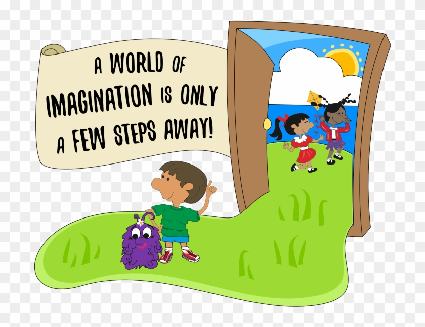 A World Of Imagination Is Only A Few Steps Away - Cartoon #1650783