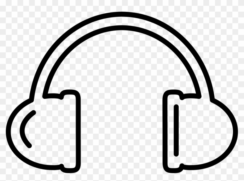 Headphones Outline Svg Png Icon Free Download - Headphone Outline Tattoo #1650825